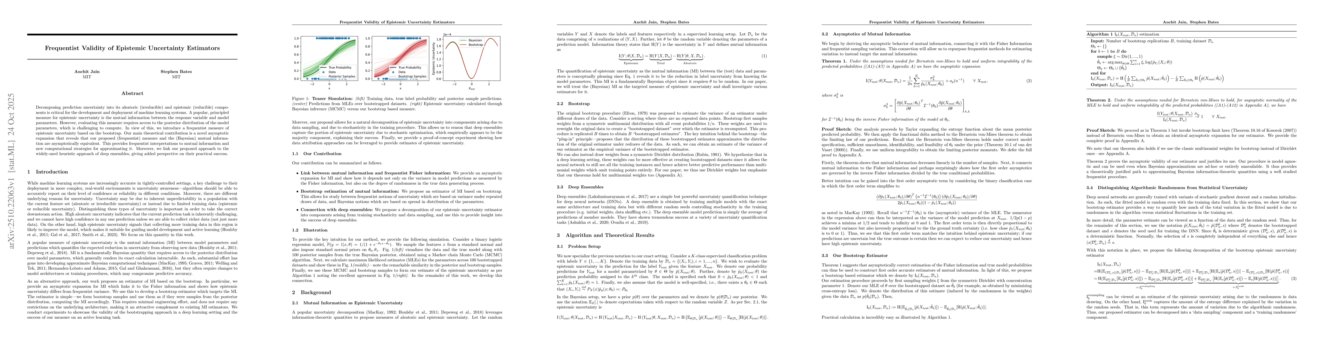 Thumbnail for Frequentist Validity of Epistemic Uncertainty Estimators