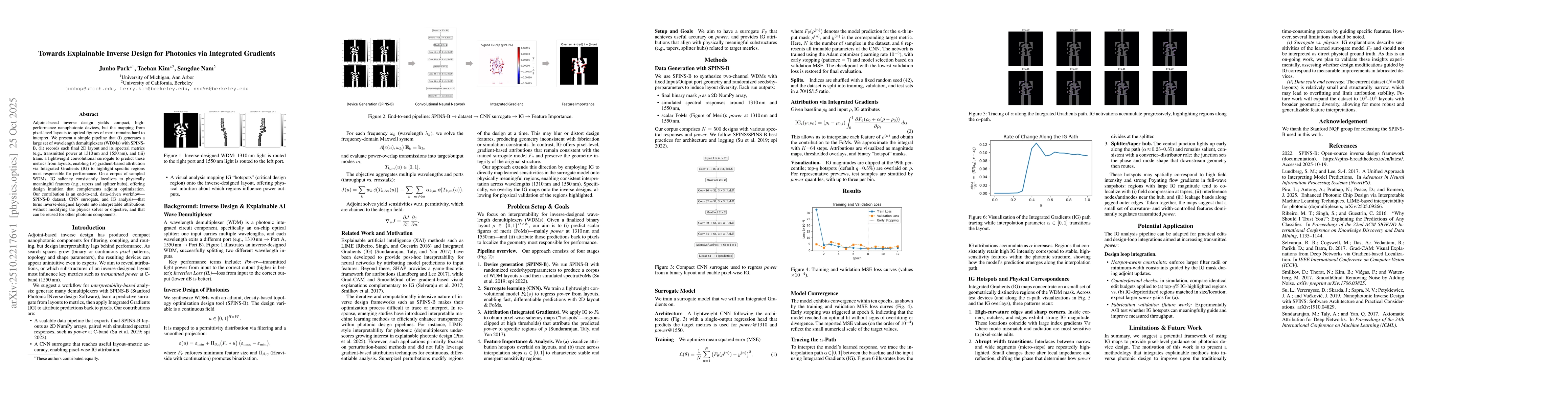 Thumbnail for Towards Explainable Inverse Design for Photonics via Integrated
  Gradients