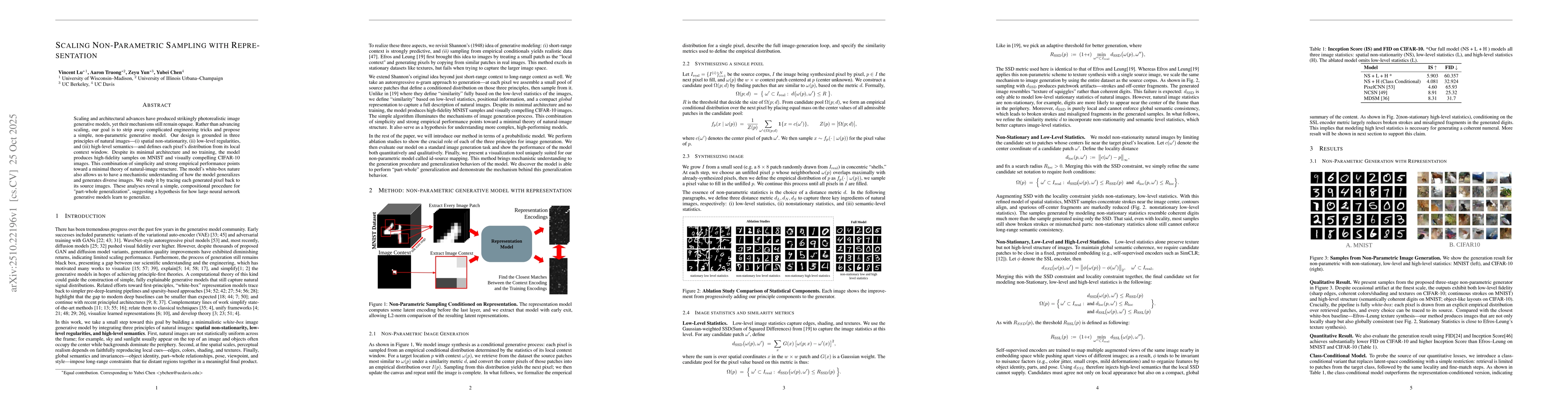 Thumbnail for Scaling Non-Parametric Sampling with Representation