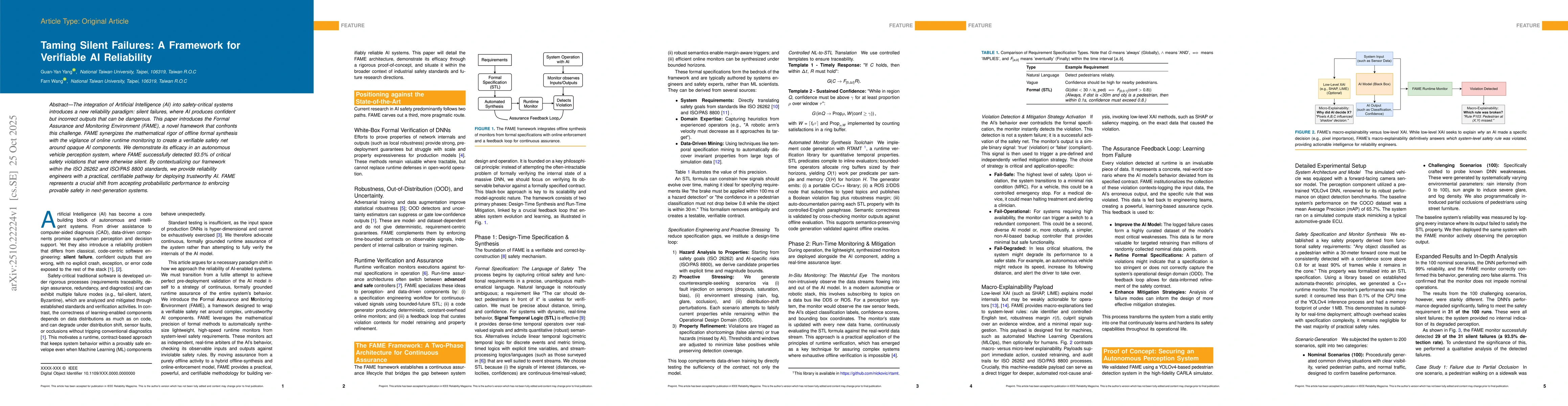Thumbnail for Taming Silent Failures: A Framework for Verifiable AI Reliability