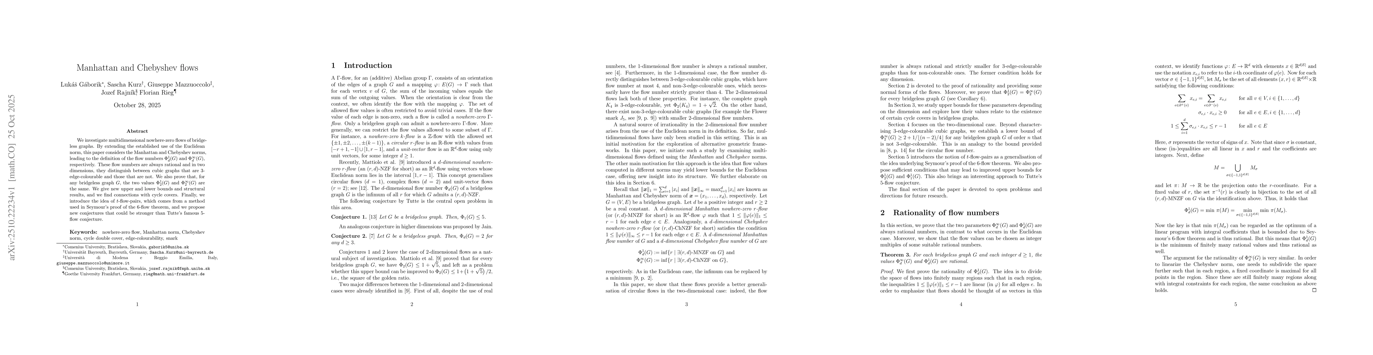 Thumbnail for Manhattan and Chebyshev flows