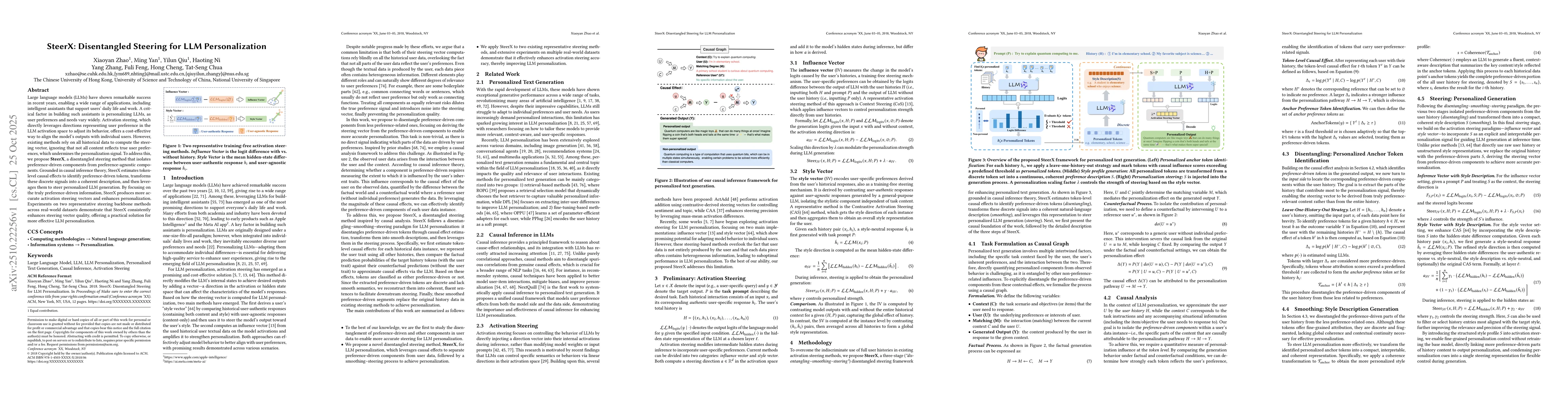 Thumbnail for SteerX: Disentangled Steering for LLM Personalization
