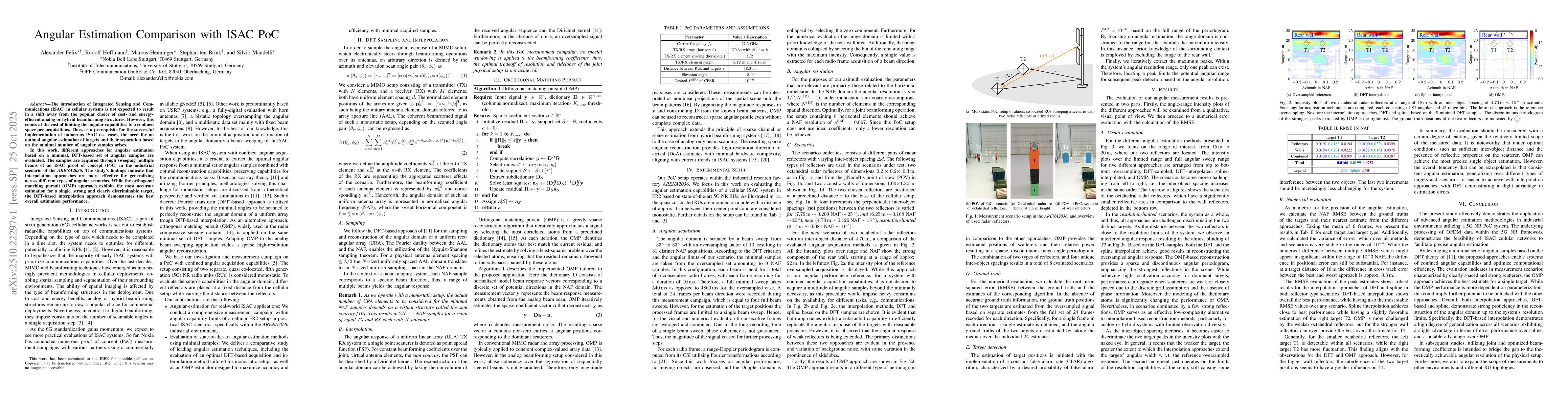 Thumbnail for Angular Estimation Comparison with ISAC PoC
