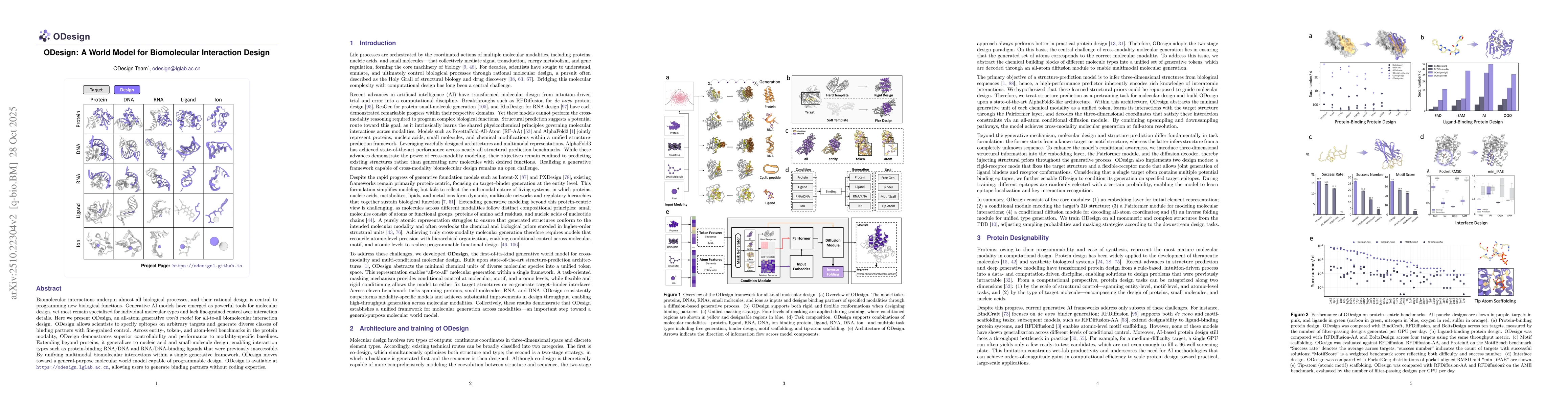 Thumbnail for ODesign: A World Model for Biomolecular Interaction Design