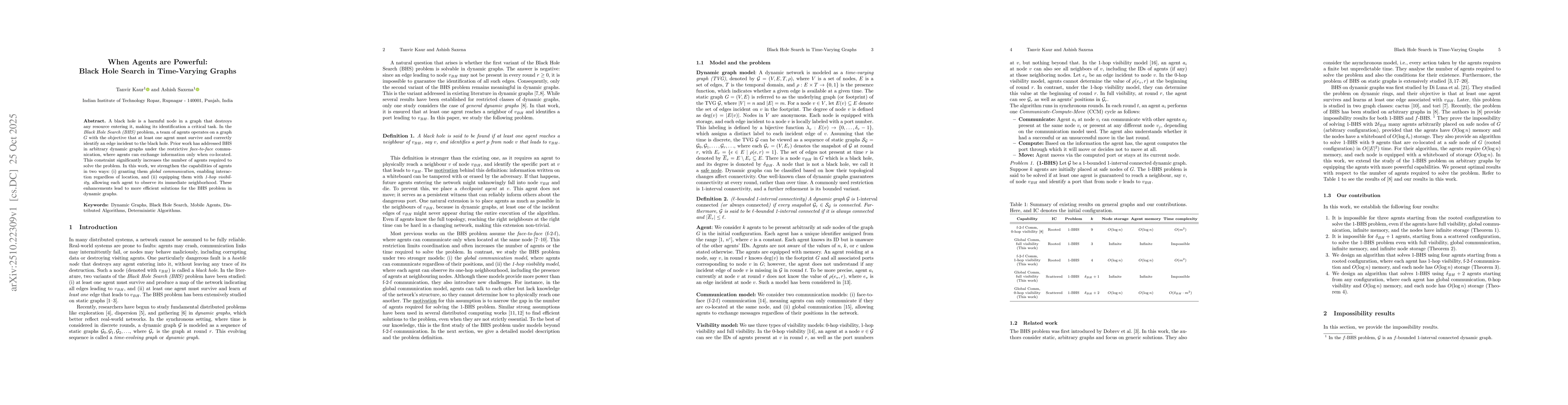 Thumbnail for When Agents are Powerful: Black Hole Search in Time-Varying Graphs