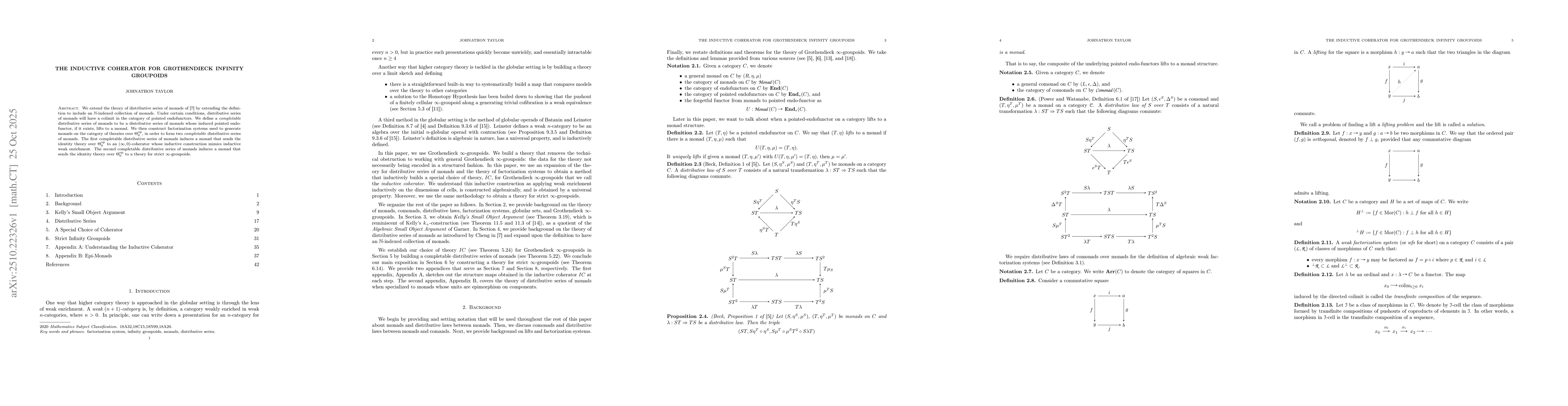 Thumbnail for The Inductive Coherator For Grothendieck Infinity Groupoids