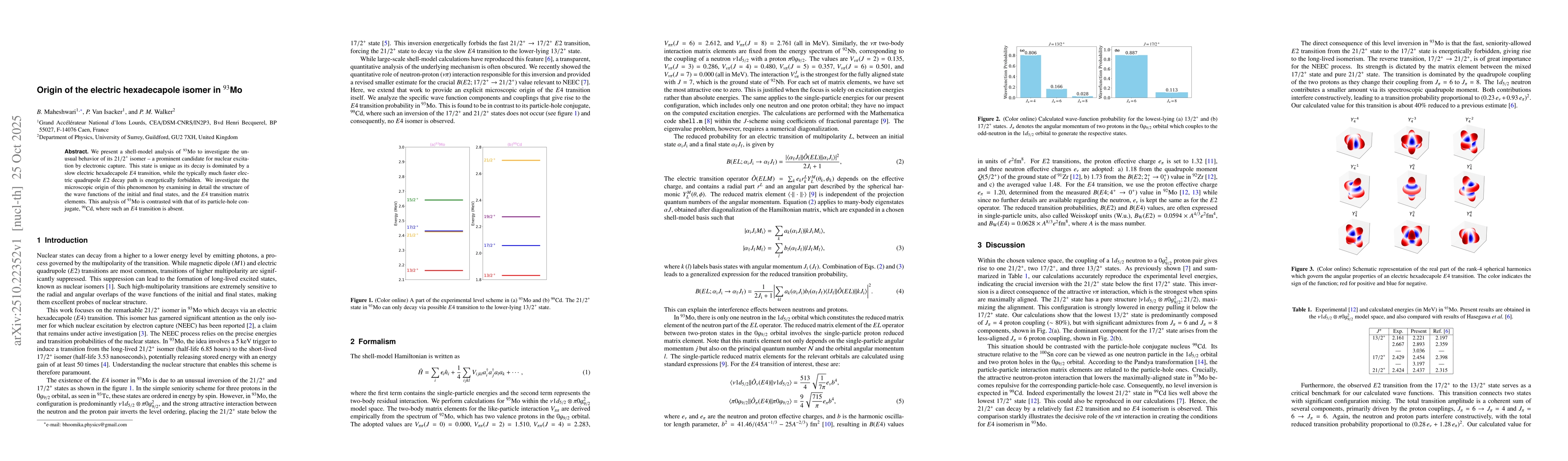 Thumbnail for Origin of the electric hexadecapole isomer in $^{93}$Mo