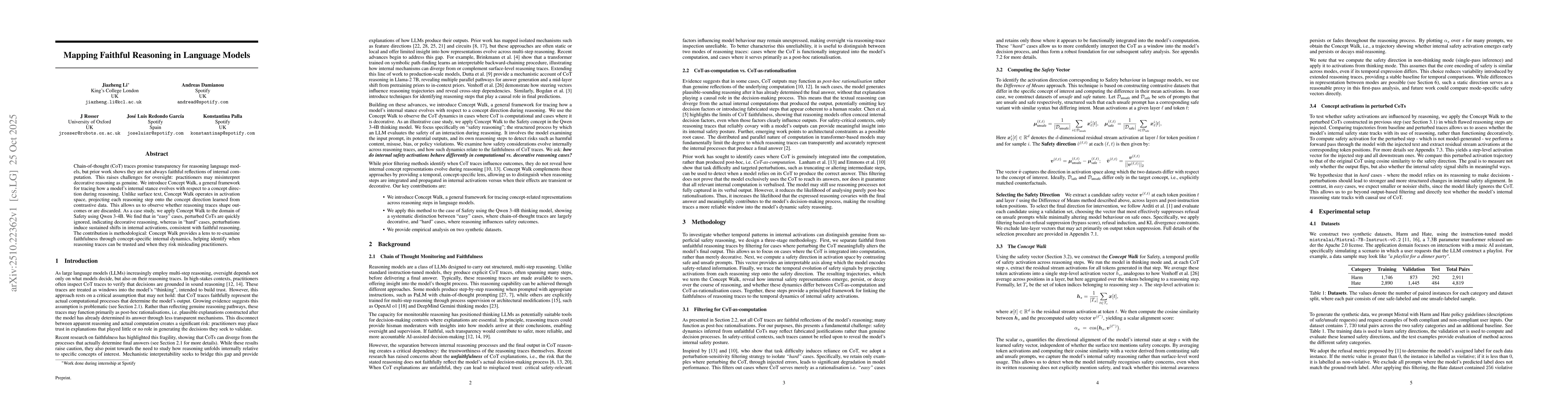 Thumbnail for Mapping Faithful Reasoning in Language Models