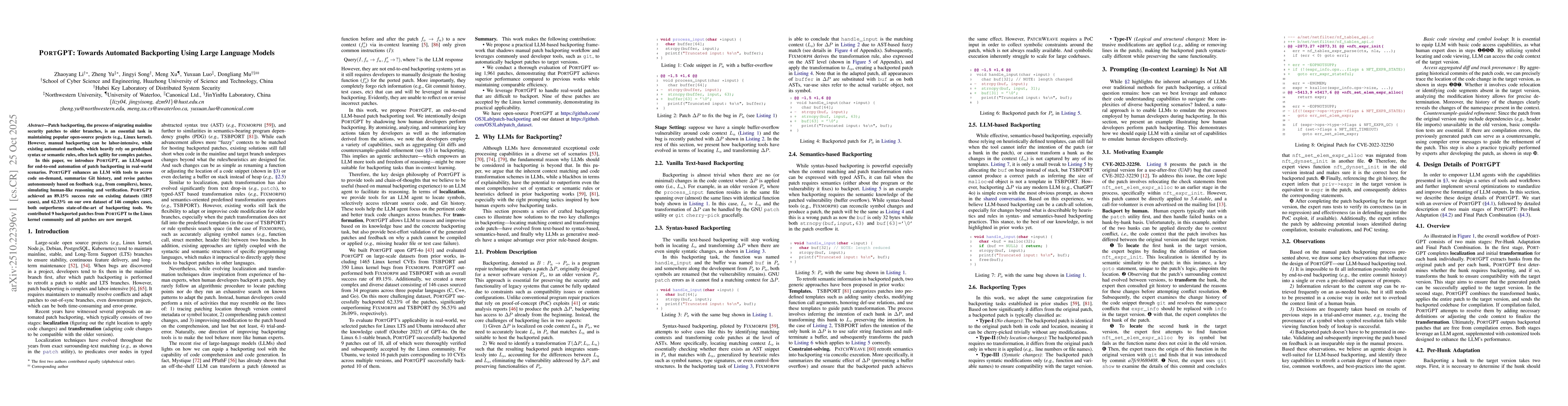 Thumbnail for PortGPT: Towards Automated Backporting Using Large Language Models