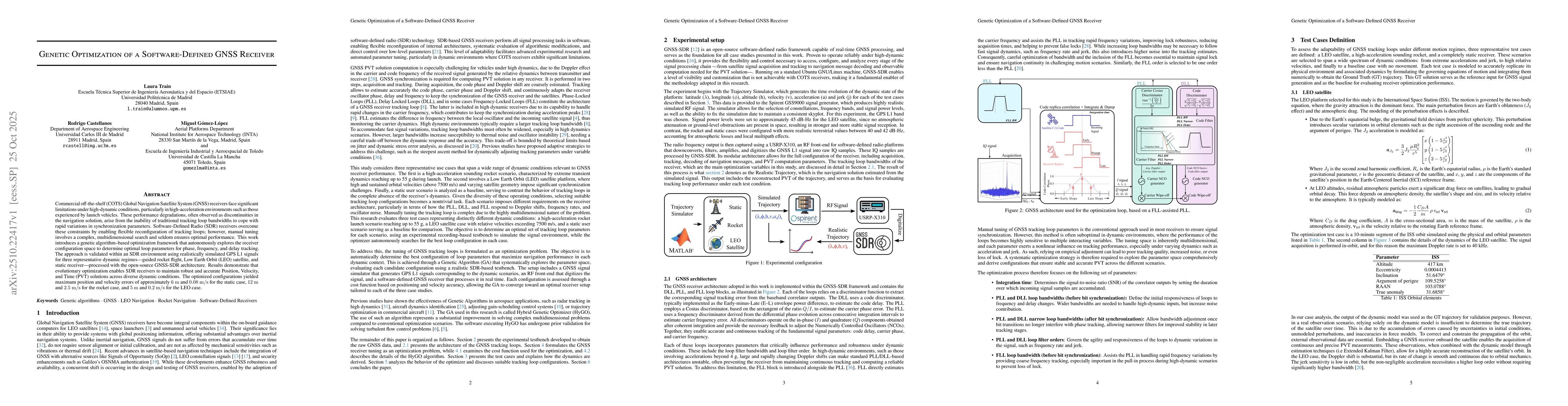 Thumbnail for Genetic Optimization of a Software-Defined GNSS Receiver