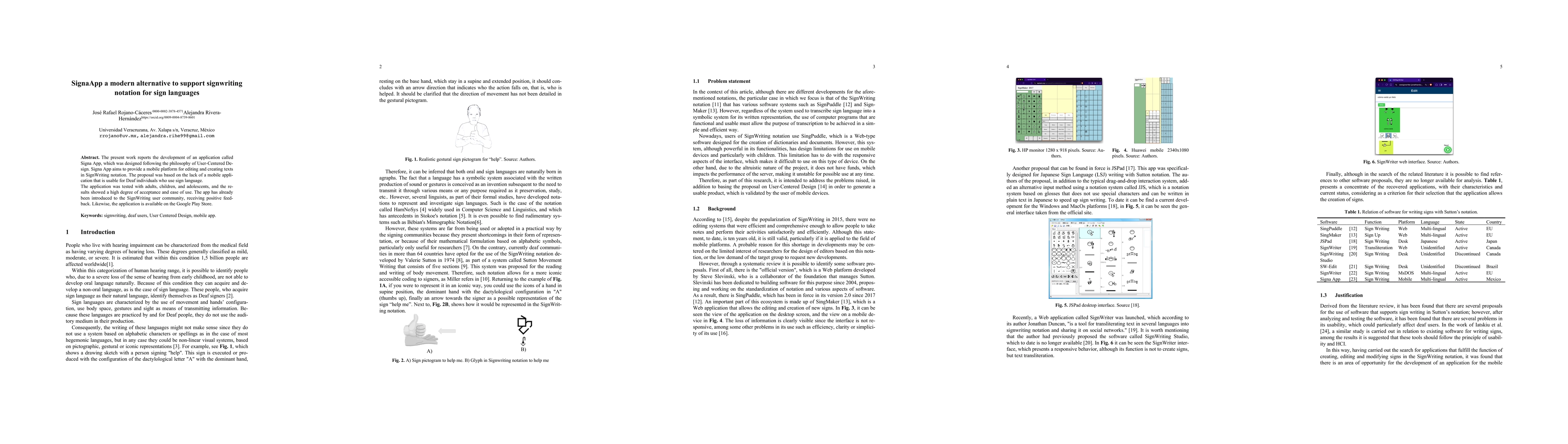 Thumbnail for SignaApp a modern alternative to support signwriting notation for sign
  languages