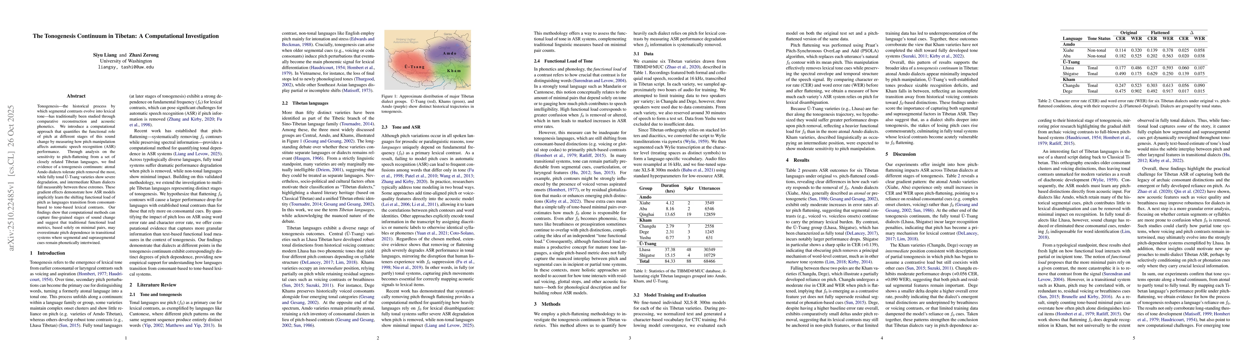 Thumbnail for The Tonogenesis Continuum in Tibetan: A Computational Investigation