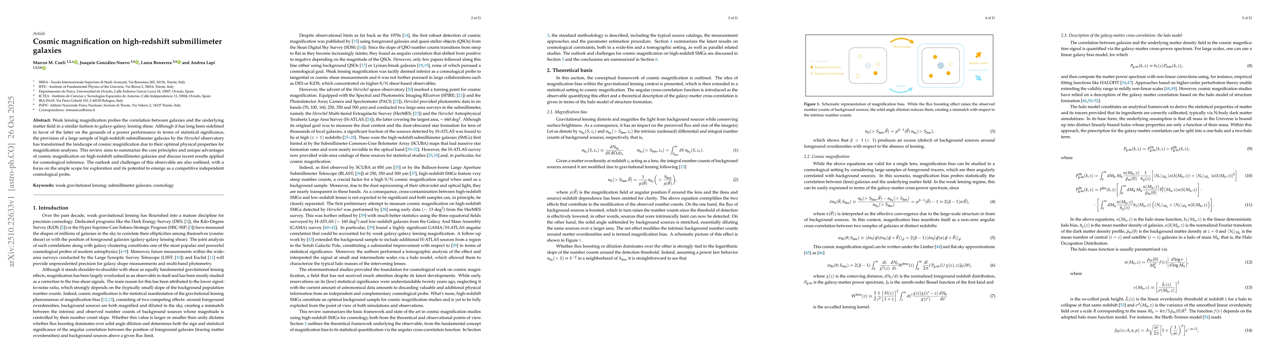 Thumbnail for Cosmic magnification on high-redshift submillimeter galaxies