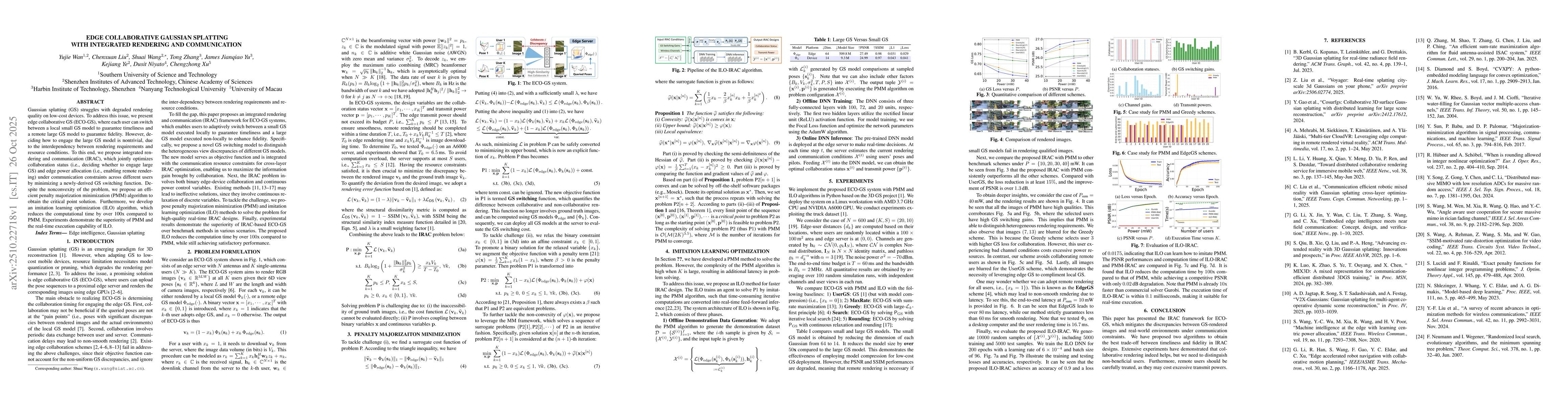 Thumbnail for Edge Collaborative Gaussian Splatting with Integrated Rendering and
  Communication