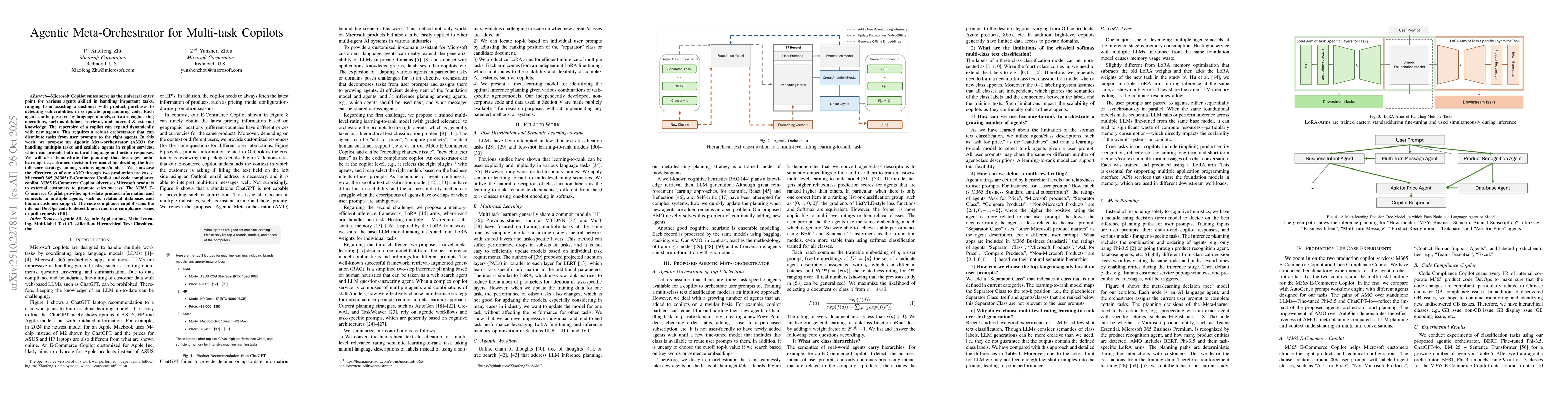 Thumbnail for Agentic Meta-Orchestrator for Multi-task Copilots