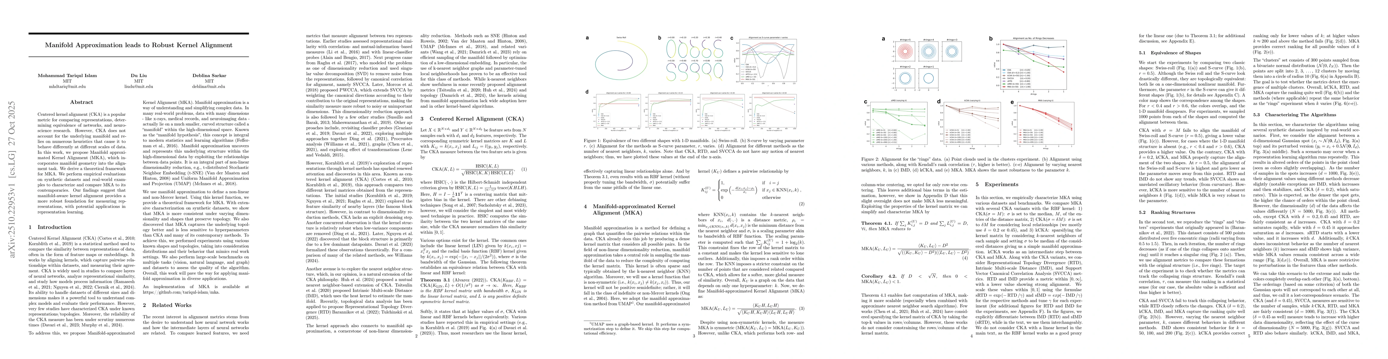 Thumbnail for Manifold Approximation leads to Robust Kernel Alignment