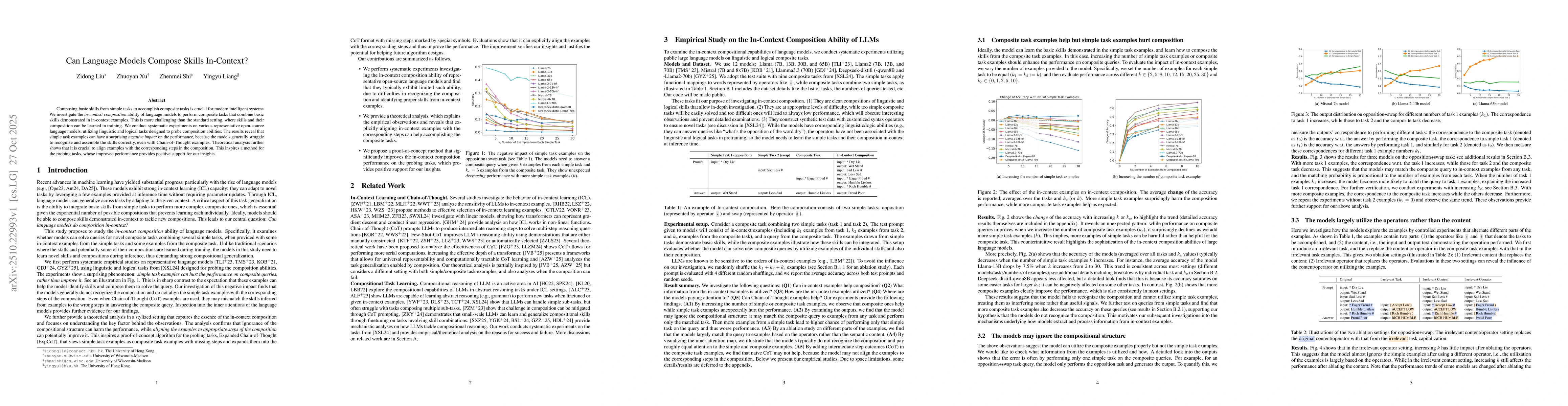 Thumbnail for Can Language Models Compose Skills In-Context?