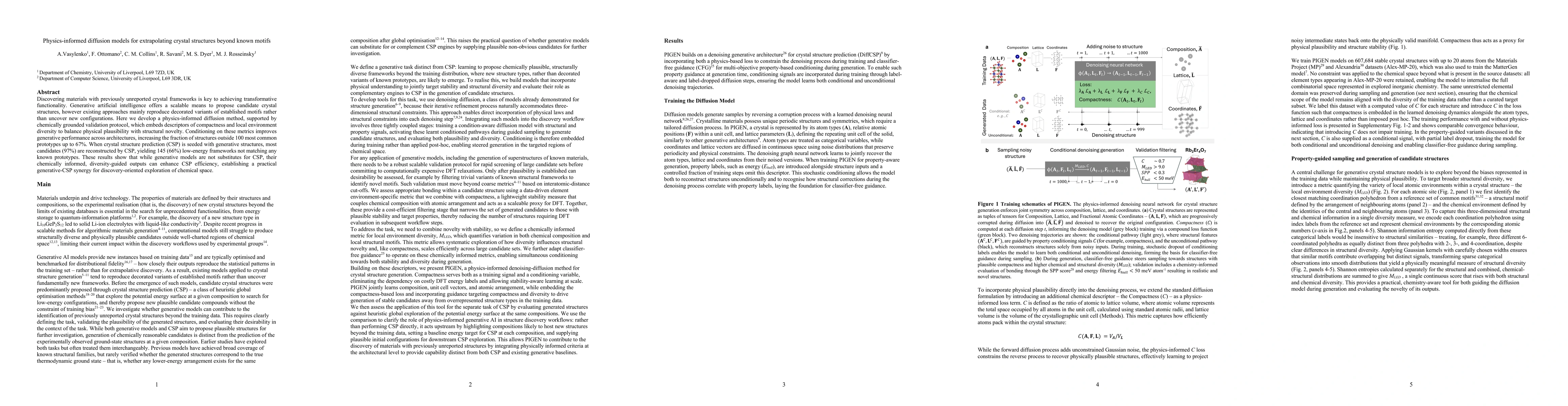 Thumbnail for Physics-informed diffusion models for extrapolating crystal structures
  beyond known motifs