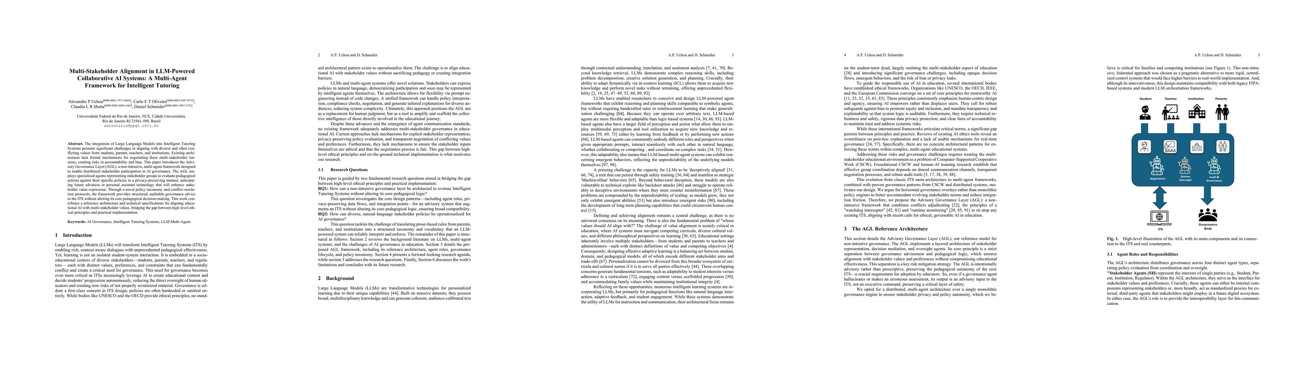 Thumbnail for Multi-Stakeholder Alignment in LLM-Powered Collaborative AI Systems: A
  Multi-Agent Framework for Intelligent Tutoring