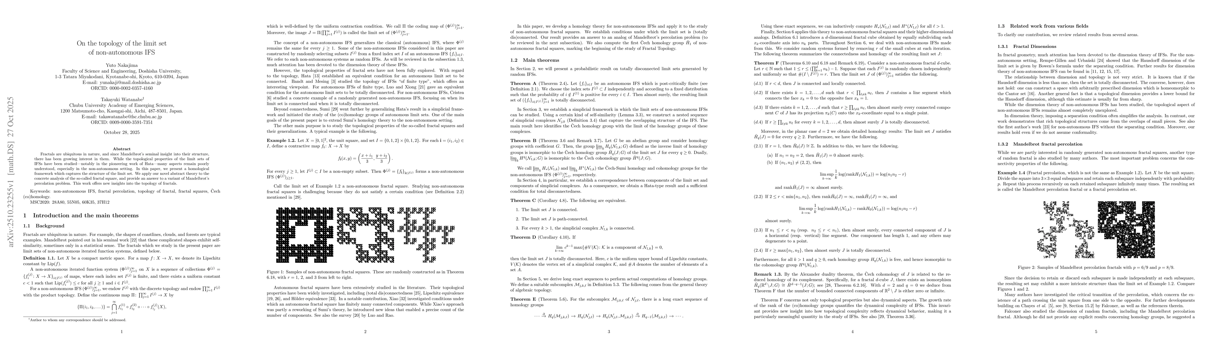 Thumbnail for On the topology of the limit set of non-autonomous IFS