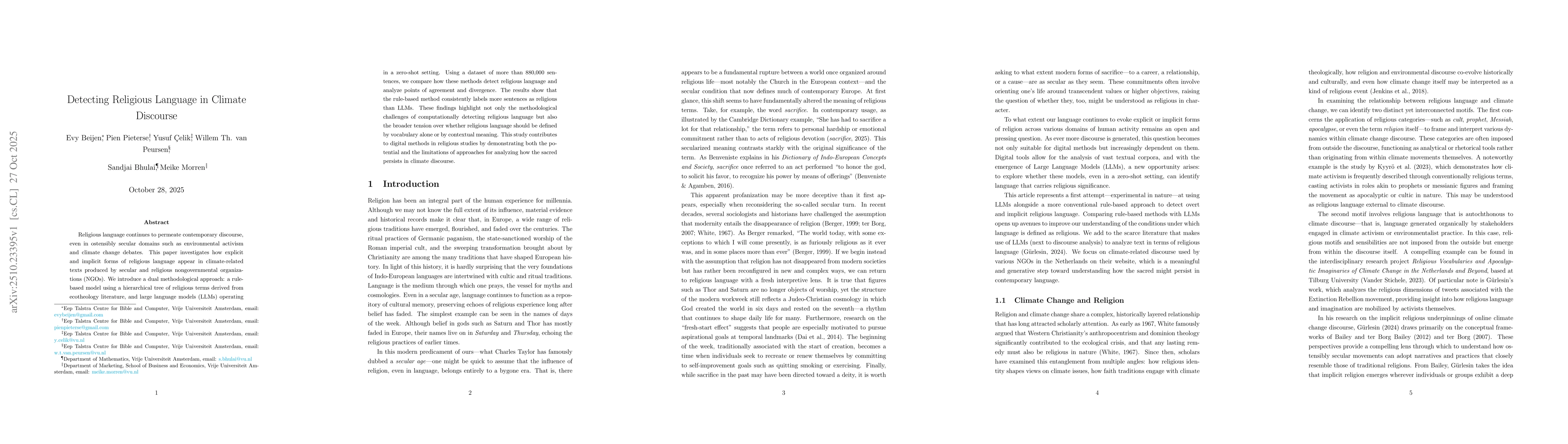 Thumbnail for Detecting Religious Language in Climate Discourse