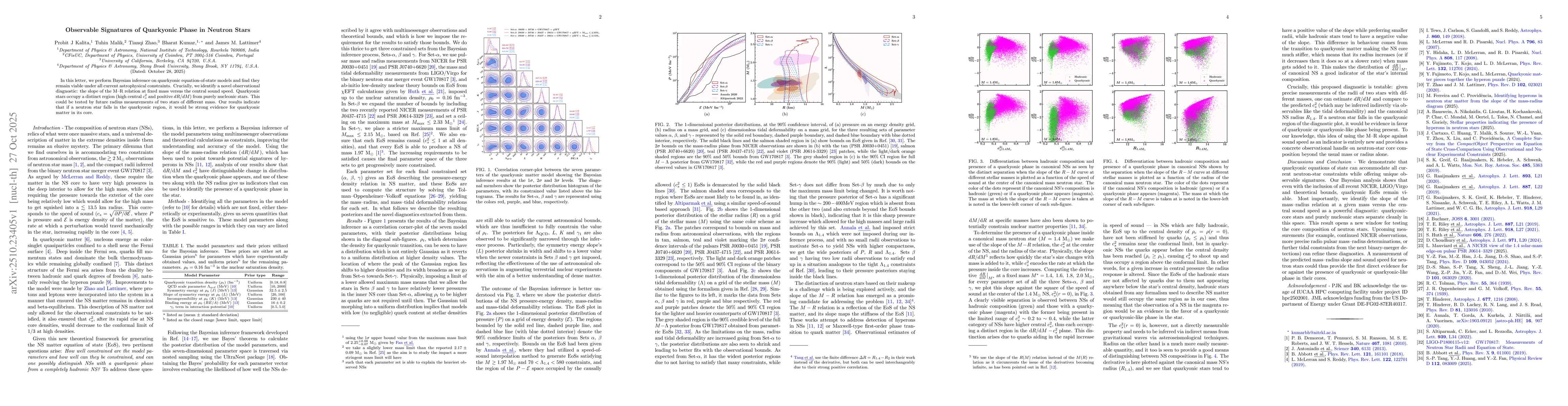 Thumbnail for Observable Signatures of Quarkyonic Phase in Neutron Stars