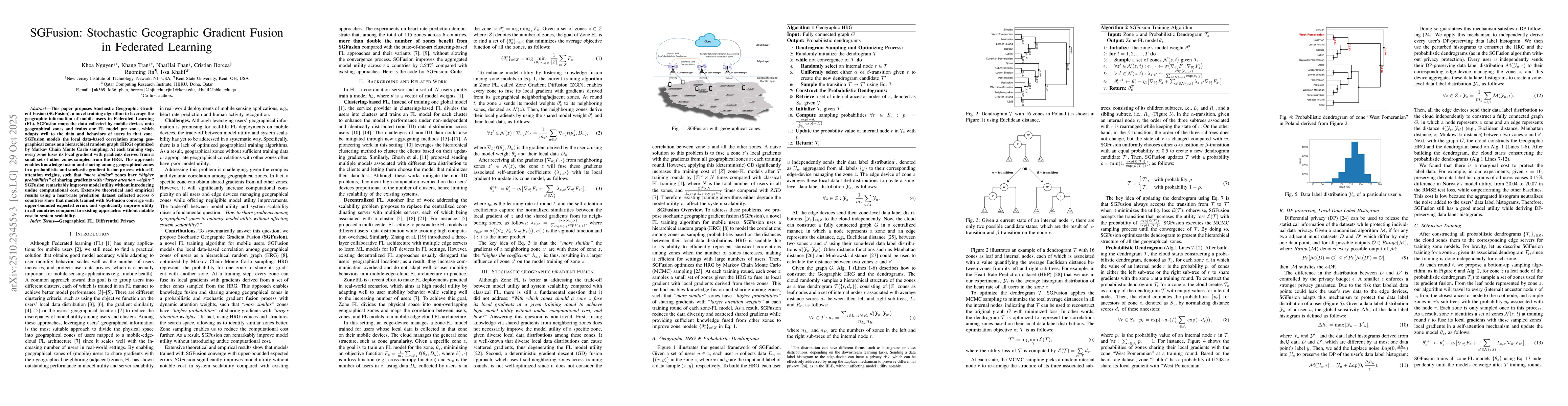 Thumbnail for SGFusion: Stochastic Geographic Gradient Fusion in Federated Learning