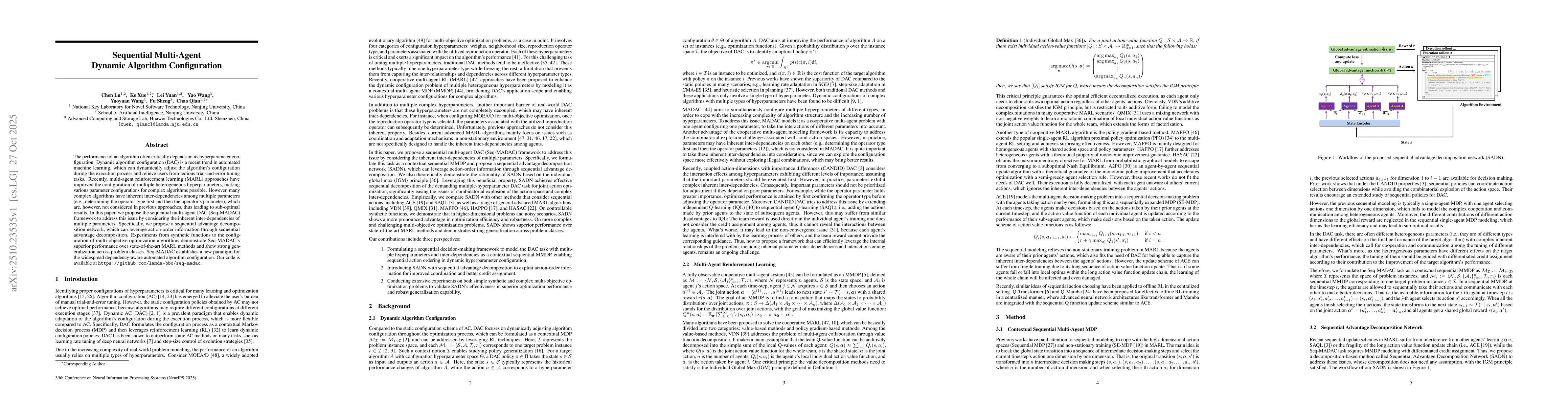 Thumbnail for Sequential Multi-Agent Dynamic Algorithm Configuration