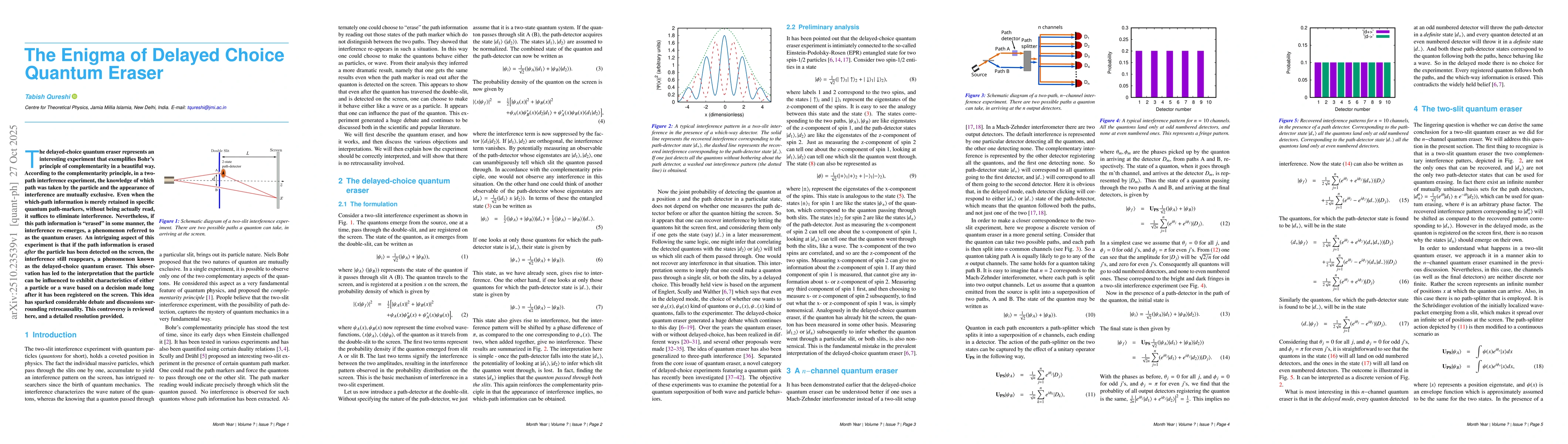 Thumbnail for The Enigma of Delayed Choice Quantum Eraser