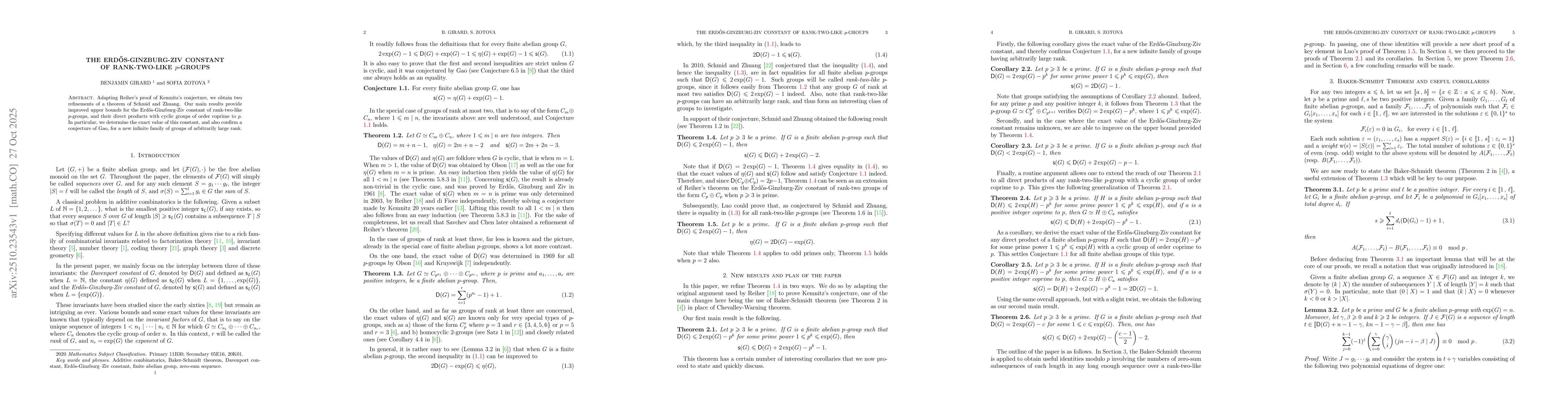 Thumbnail for The Erdős-Ginzburg-Ziv constant of rank-two-like $p$-groups