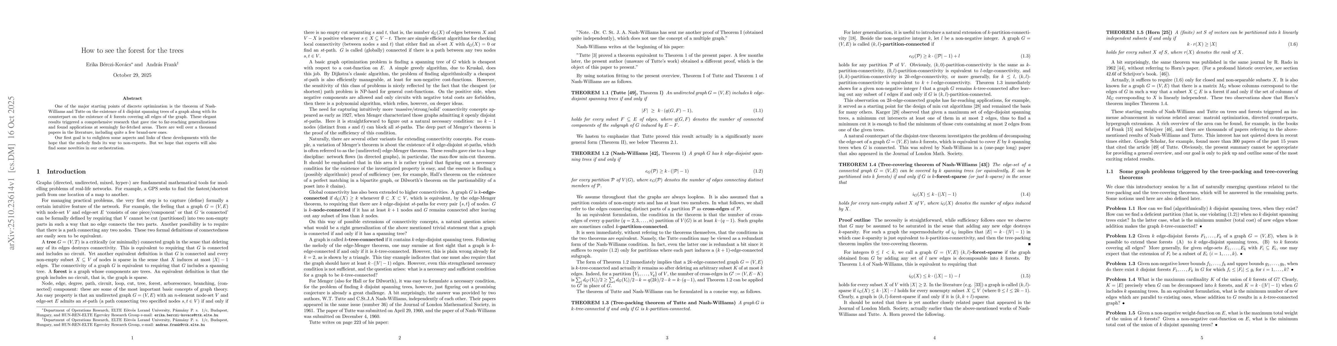 Thumbnail for How to see the forest for the trees