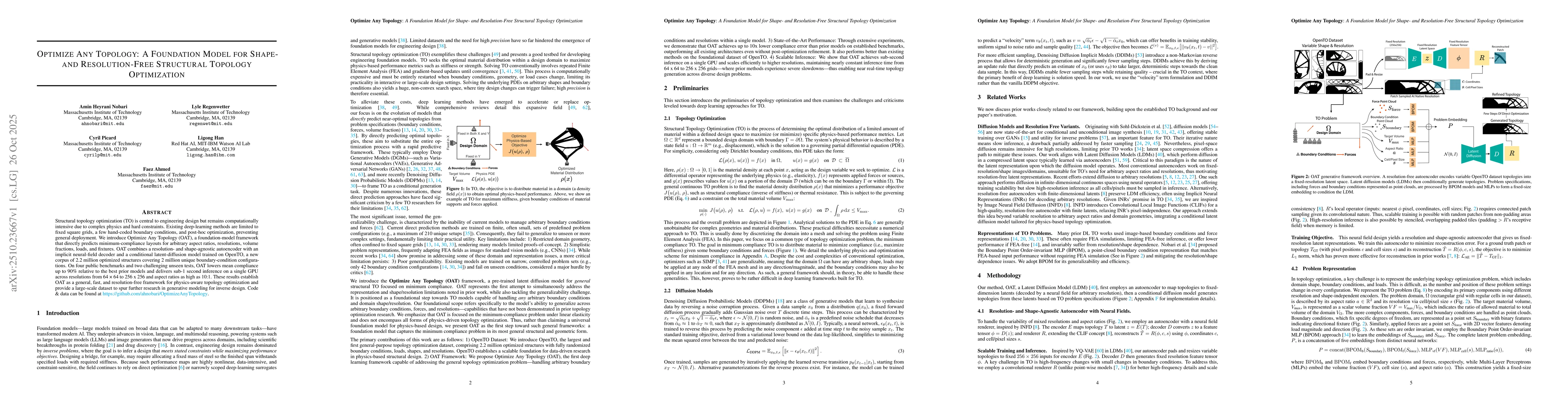 Thumbnail for Optimize Any Topology: A Foundation Model for Shape- and Resolution-Free
  Structural Topology Optimization