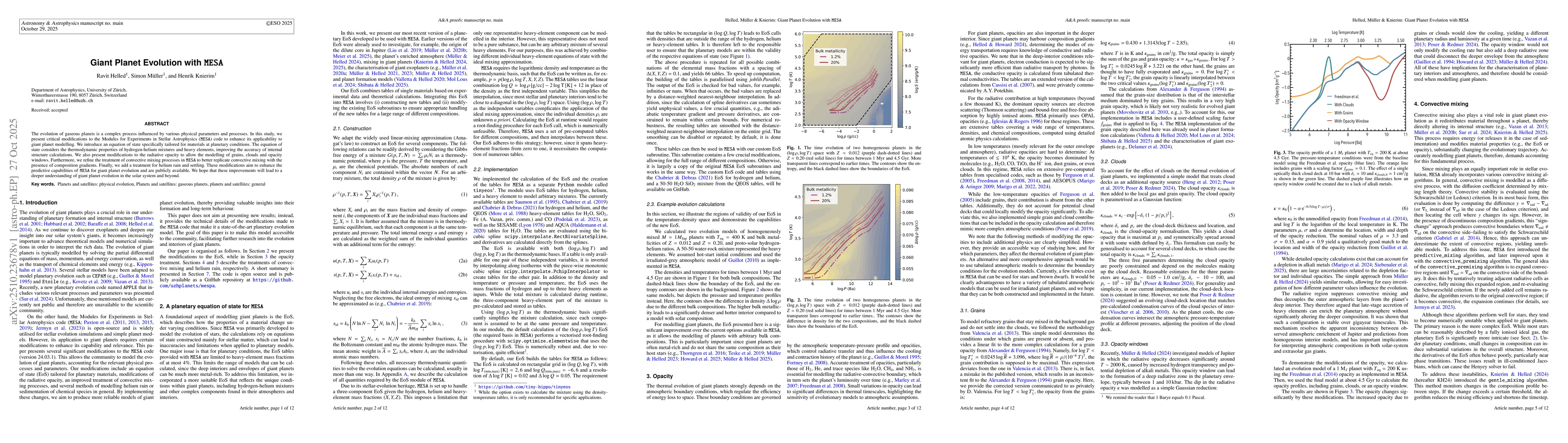 Thumbnail for Giant Planet Evolution with MESA
