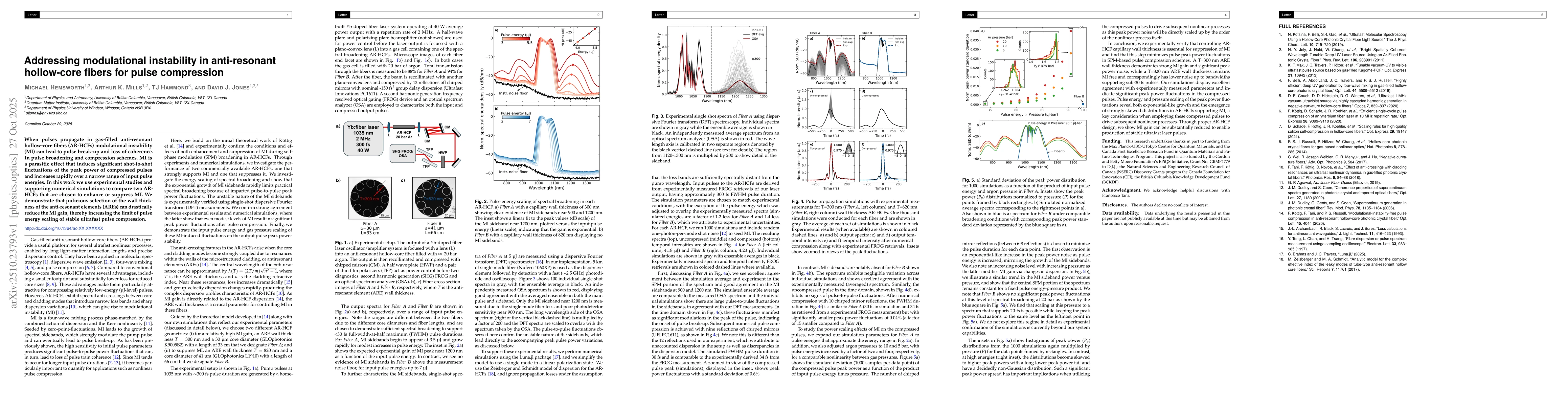 Thumbnail for Addressing modulational instability in anti-resonant hollow-core fibers
  for pulse compression