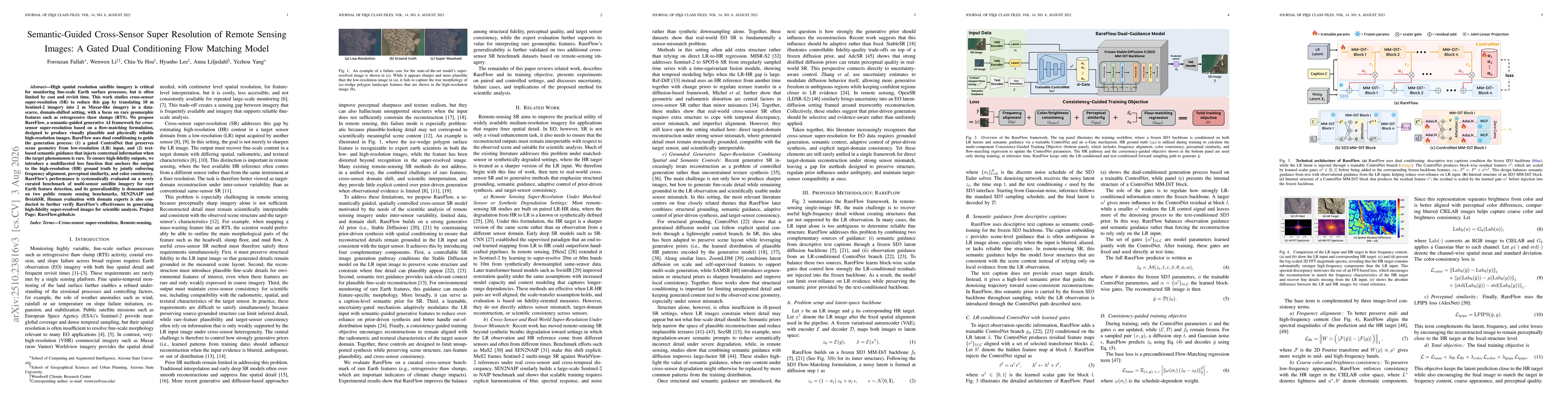 Thumbnail for Semantic-Guided Cross-Sensor Super Resolution of Remote Sensing Images: A Gated Dual Conditioning Flow Matching Model