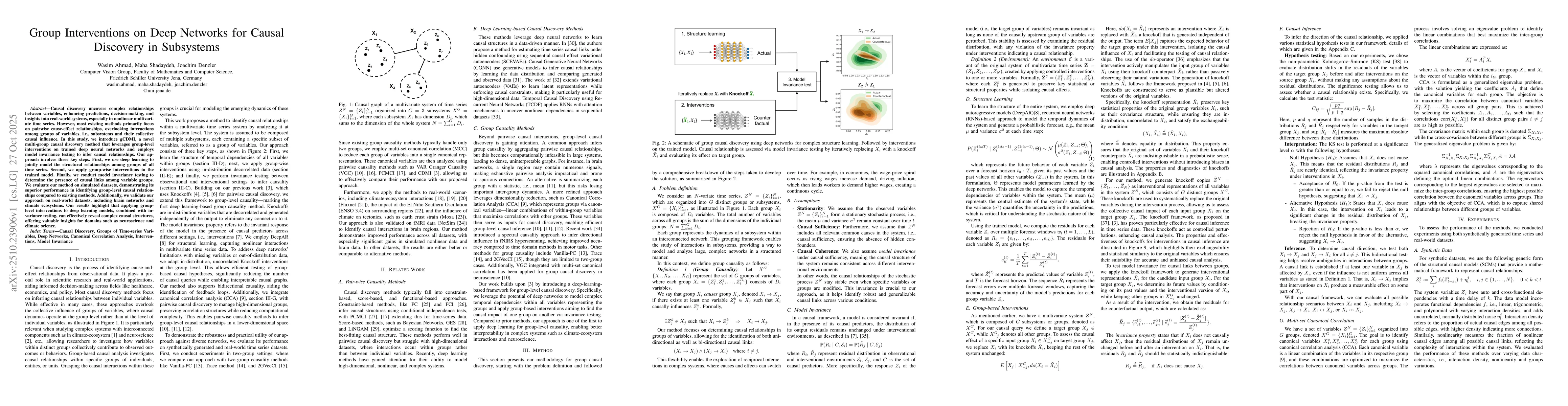 Thumbnail for Group Interventions on Deep Networks for Causal Discovery in Subsystems
