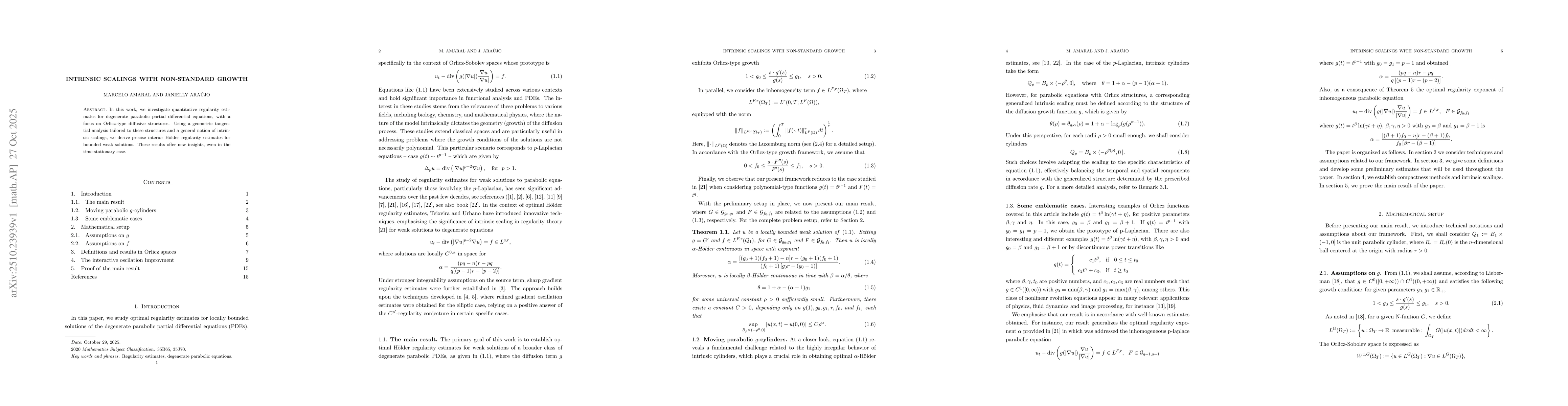 Thumbnail for Intrinsic Scalings with Non-standard Growth