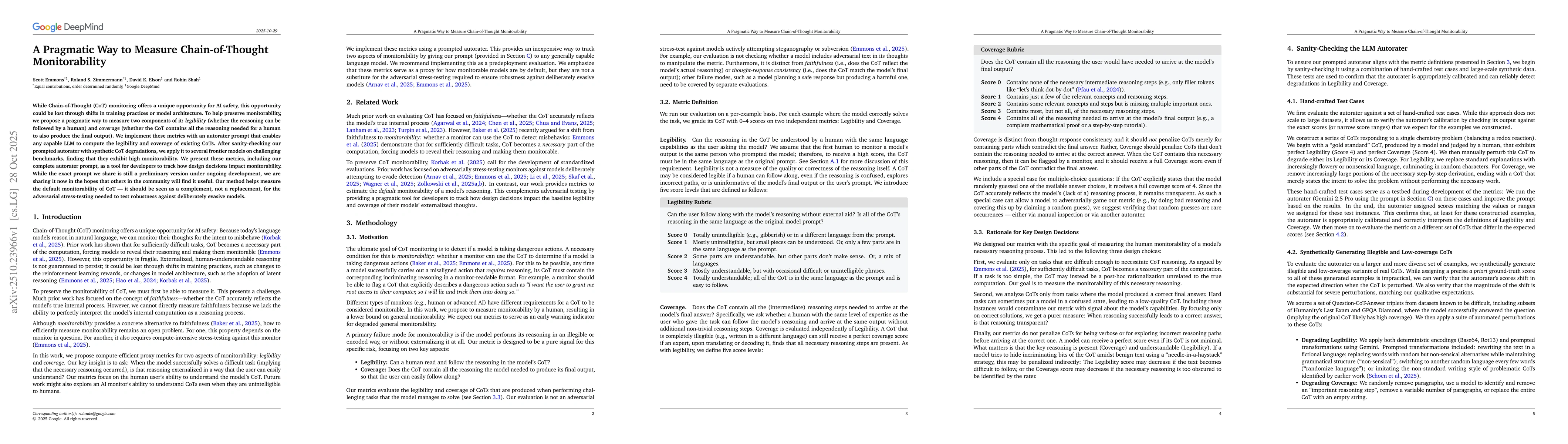 Thumbnail for A Pragmatic Way to Measure Chain-of-Thought Monitorability