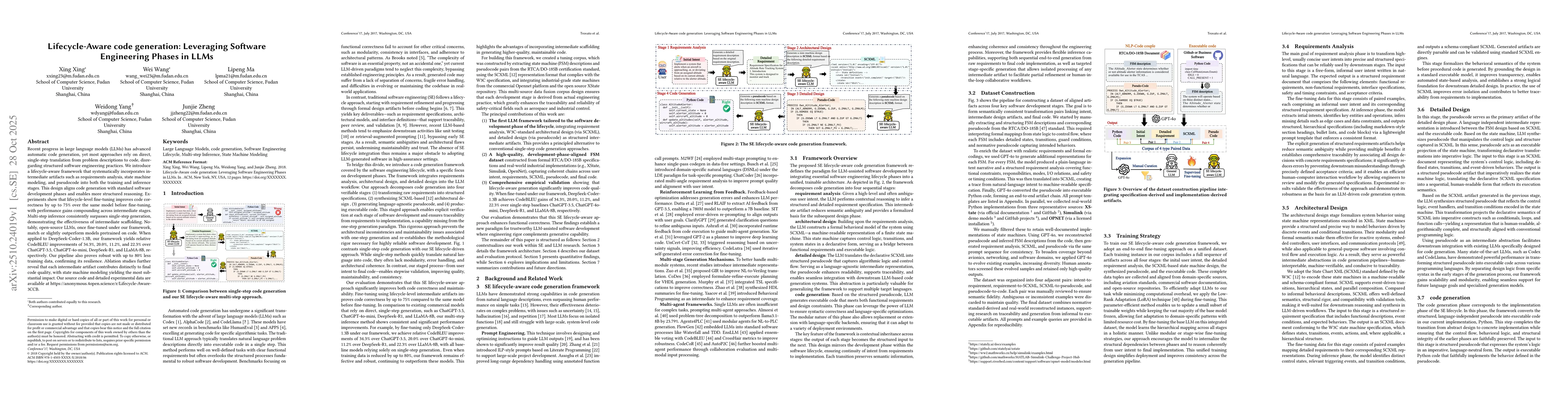 Thumbnail for Lifecycle-Aware code generation: Leveraging Software Engineering Phases
  in LLMs