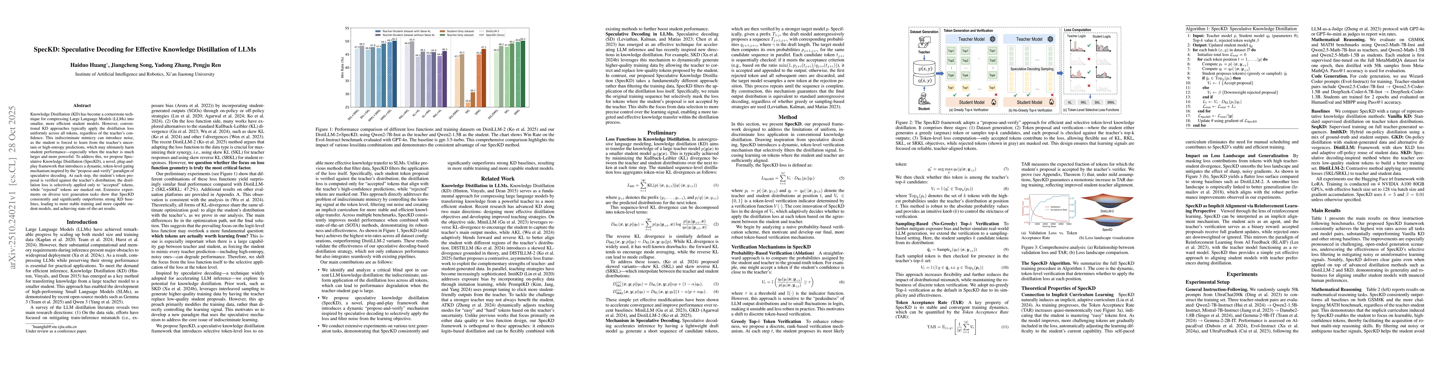 Thumbnail for SpecKD: Speculative Decoding for Effective Knowledge Distillation of
  LLMs