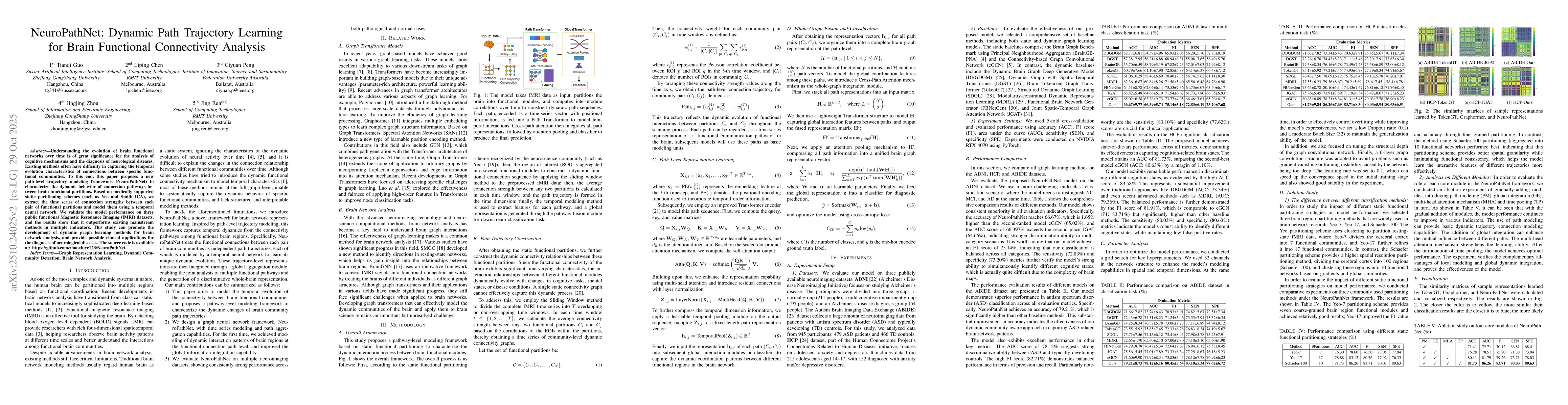 Thumbnail for NeuroPathNet: Dynamic Path Trajectory Learning for Brain Functional
  Connectivity Analysis