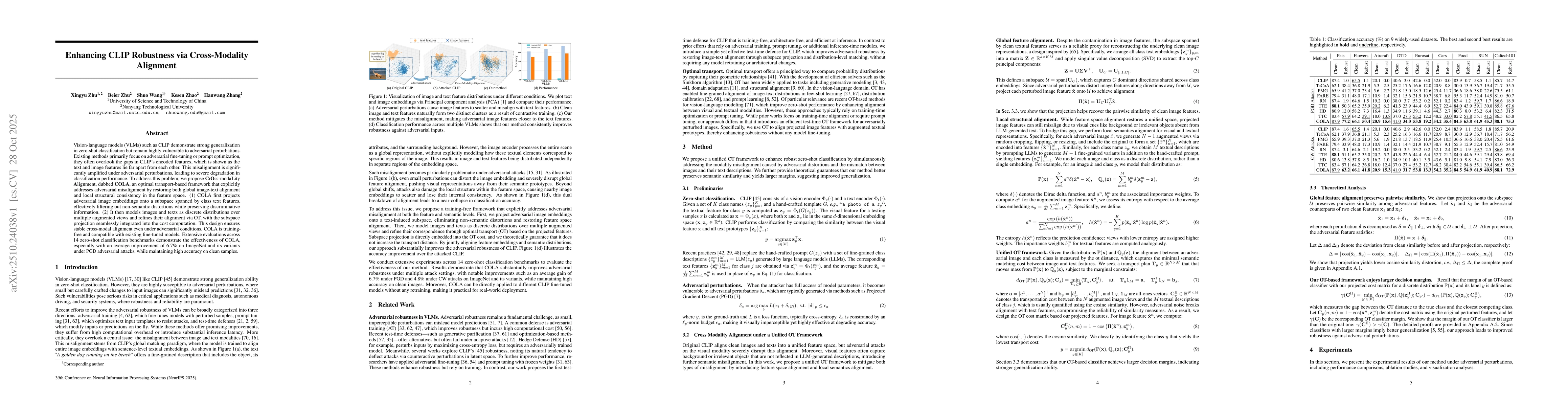 Thumbnail for Enhancing CLIP Robustness via Cross-Modality Alignment