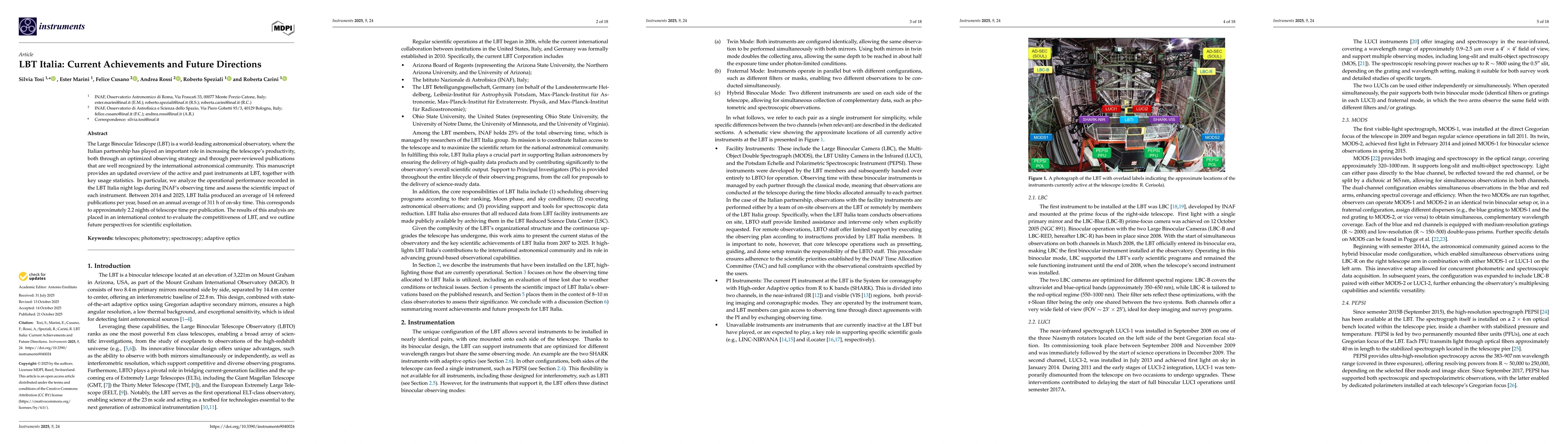 Thumbnail for LBT Italia: Current Achievements and Future Directions