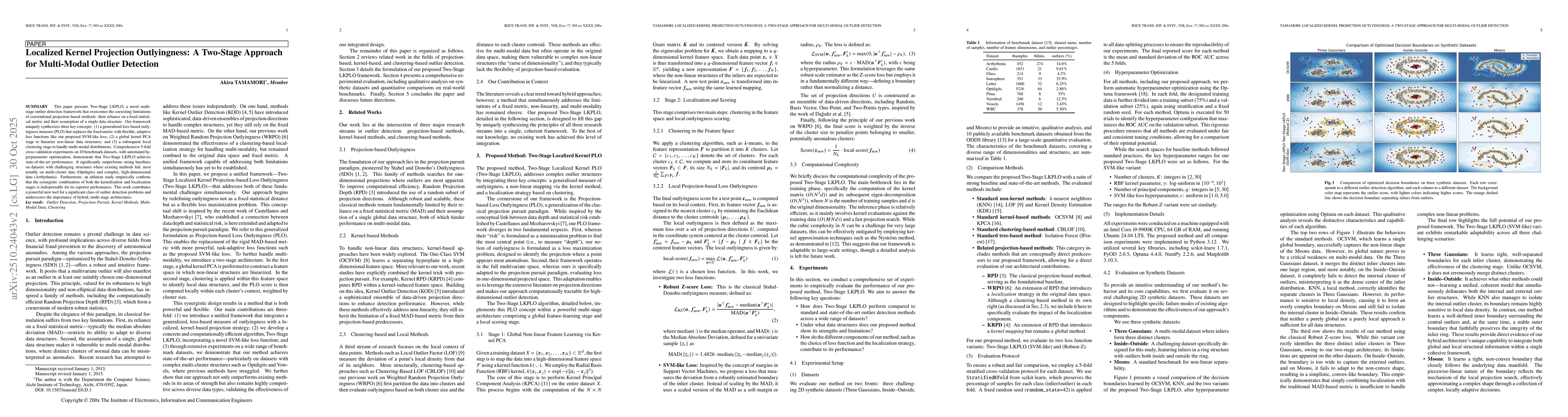 Thumbnail for Localized Kernel Projection Outlyingness: A Two-Stage Approach for
  Multi-Modal Outlier Detection