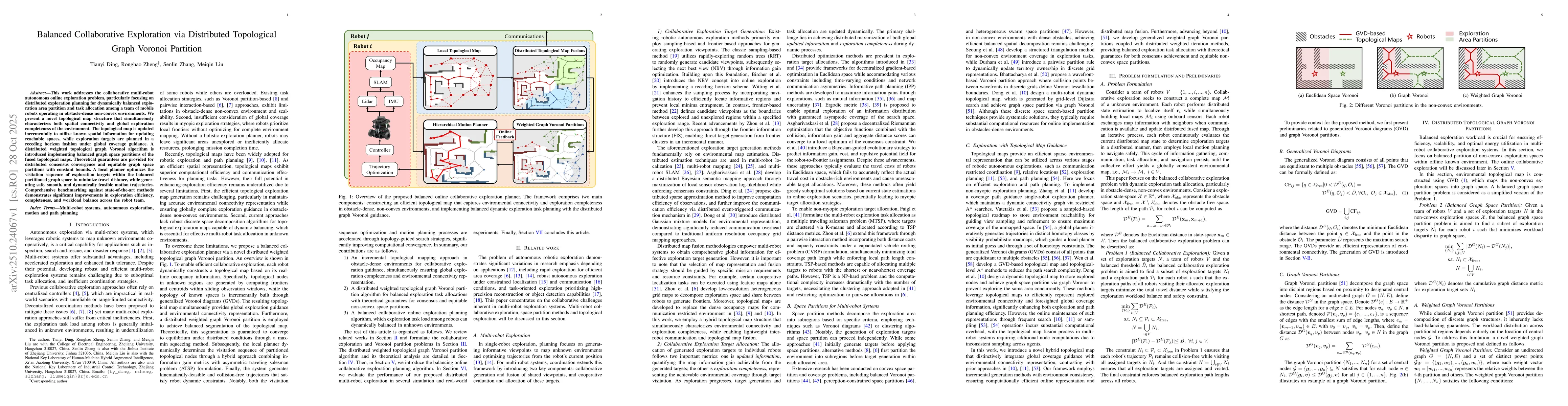 Thumbnail for Balanced Collaborative Exploration via Distributed Topological Graph
  Voronoi Partition