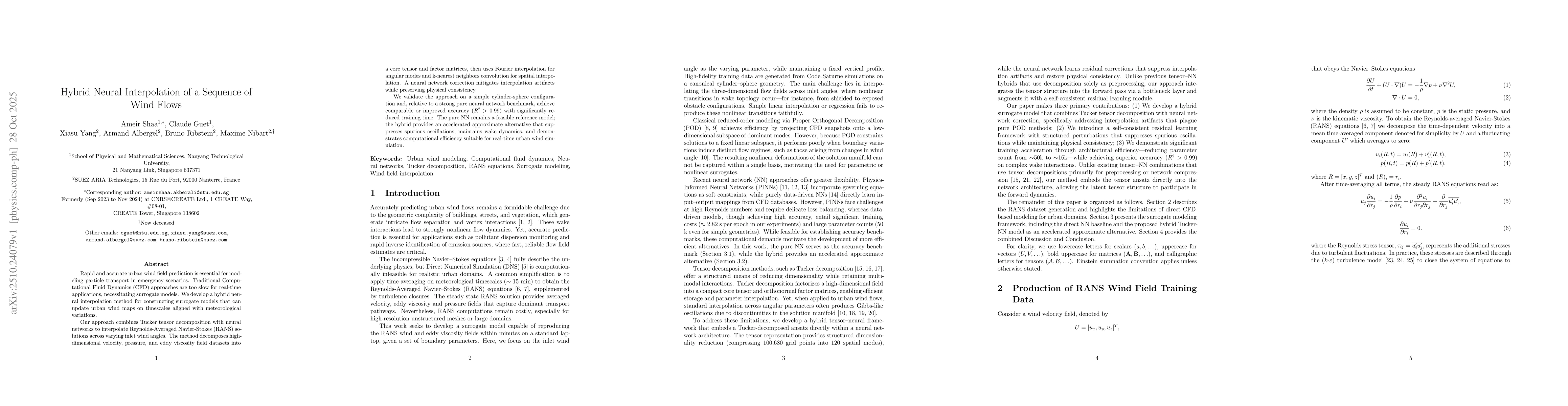 Thumbnail for Hybrid Neural Interpolation of a Sequence of Wind Flows