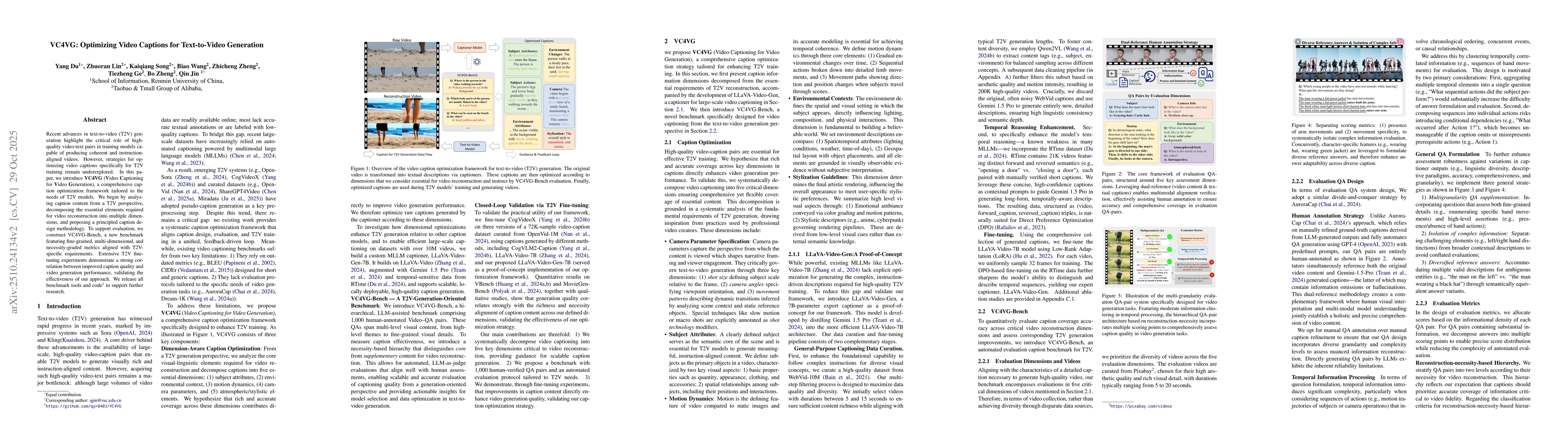 Thumbnail for VC4VG: Optimizing Video Captions for Text-to-Video Generation