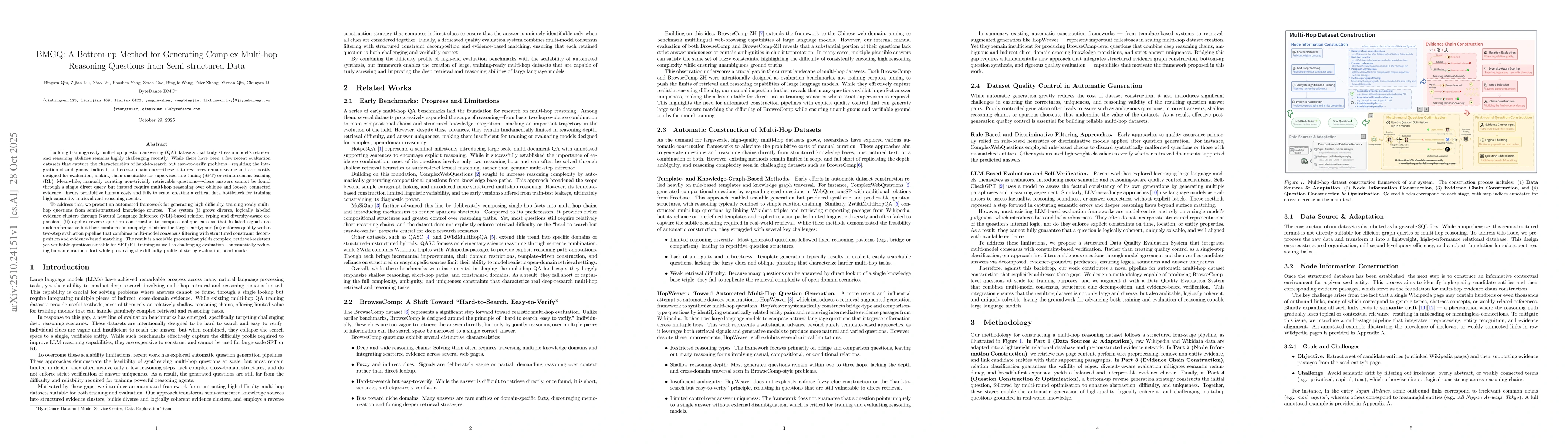 Thumbnail for BMGQ: A Bottom-up Method for Generating Complex Multi-hop Reasoning
  Questions from Semi-structured Data