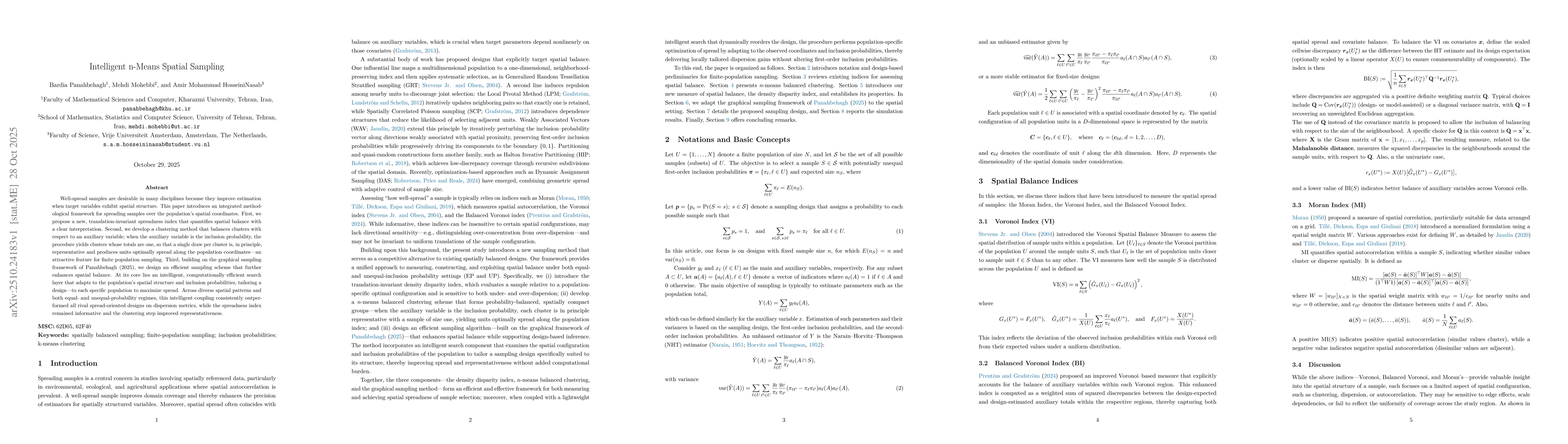 Thumbnail for Intelligent n-Means Spatial Sampling