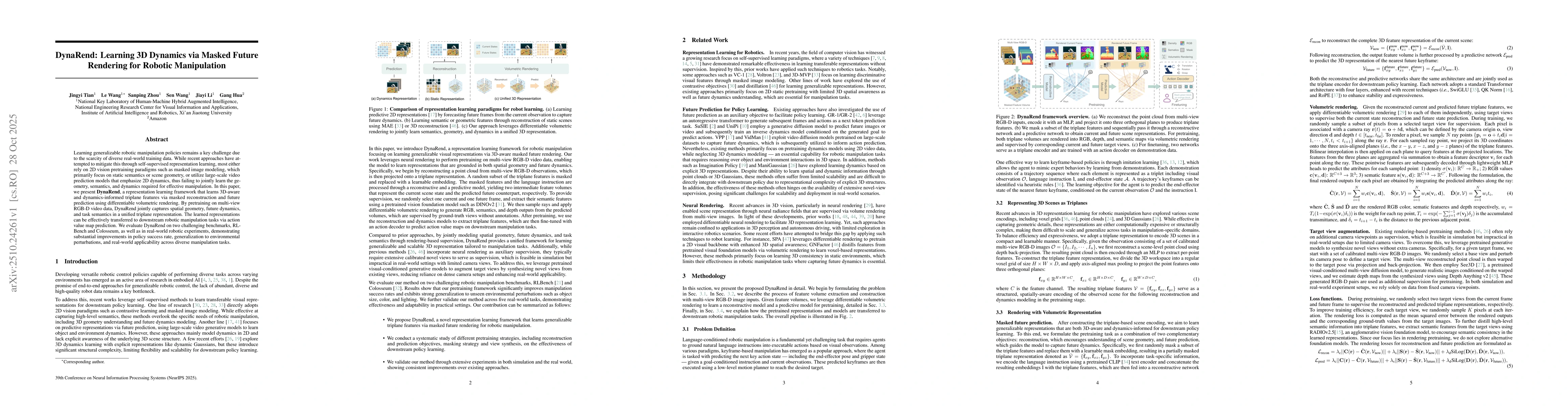 Thumbnail for DynaRend: Learning 3D Dynamics via Masked Future Rendering for Robotic
  Manipulation